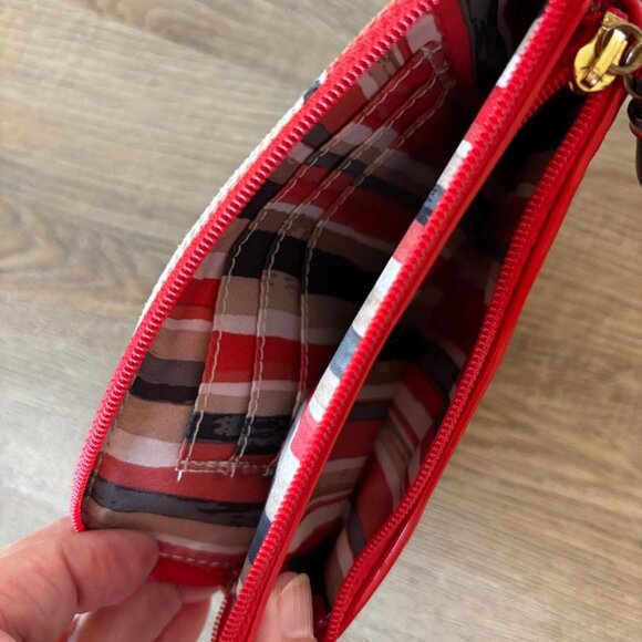 Coach Red Floral Wristlet - Picture 10 of 10